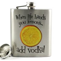 When Life Hands You Lemons...Add Vodka Flask
