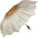 White Daisy Folding Umbrella