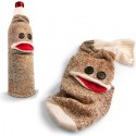 Wine Monkey Cotton Sock