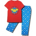 Wonder Woman Superhero Pajama Set for Women
