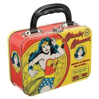 Wonder Woman Vintage Comic Small Tin Tote