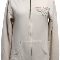 Wonder Woman Zipper Retro Hoodie