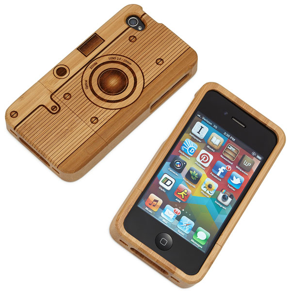 Wood iPhone Camera Case