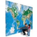 World's Largest Write On Map Mural