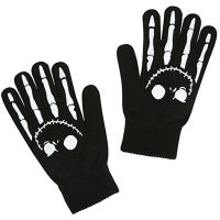 Woven Jack Skellington Gloves