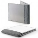 Woven Stainless Steel Bi-Fold Wallet