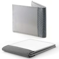 Woven Stainless Steel Bi-Fold Wallet