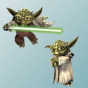 Yoda Fathead Clone Wars