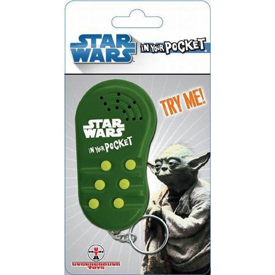 Yoda In Your Pocket Talking Keychain