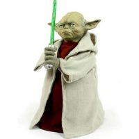 Yoda with LED Light Saber Tree Topper
