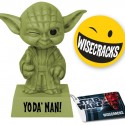 Yoda’ Man Wacky Wisecracks Bobblehead