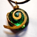Zelda Kokiri's Forest Emerald Necklace