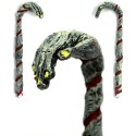 Zombie Candy Cane Christmas Ornament