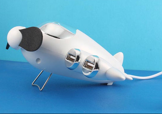 Airplane USB HUb with Fan