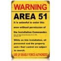 Area 51 Warning Sign