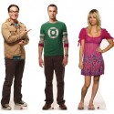 Big Bang Theory Sheldon, Leonard and Penny Cardboard Cutout Standees