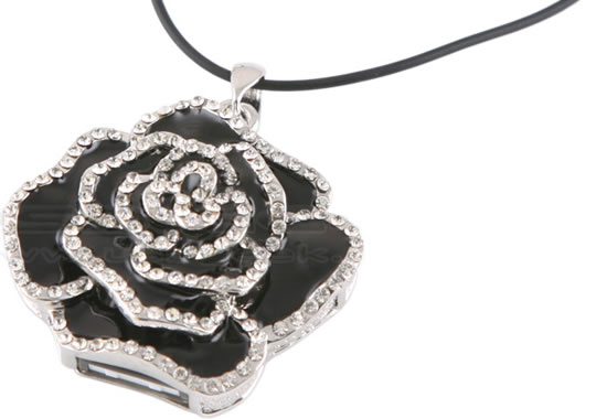 The Black Rose USB Drive is available from the USB Geek website for 25
