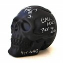 chalkboard skull