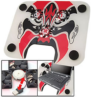 Chinese Opera Face Mask USB Laptop Cooling Pad Chinese Opera Face Mask USB Laptop Cooling Pad