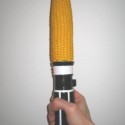 The Cornobi: Lightsaber Corn Cob Holder