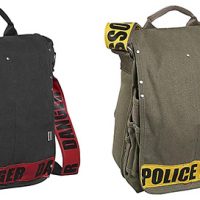 Danger Police Line Messenger Bags