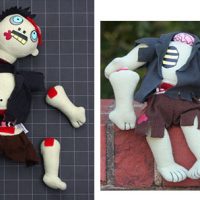 dismember-me zombie plush apart