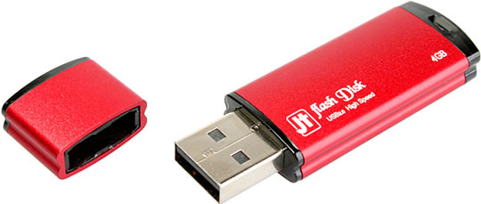 USB Flash Drive with Built-In Card Reader