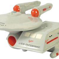 Star Trek Enterprise and Shuttle Salt & Pepper Shakers