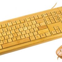 Full Bamboo USB Keyboard and Mouse