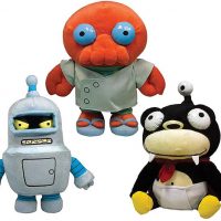 Futurama Series 1 Plush Bender, Zoidberg and Nibbler