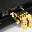 Golden Robot USB Flash Drive