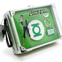 Green Lantern Lunch Box Belt Buckle and Key Chain Set