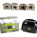 Burnt Impressions Marijuana Hemp Leaf Toaster
