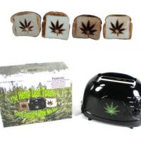 Burnt Impressions Marijuana Hemp Leaf Toaster