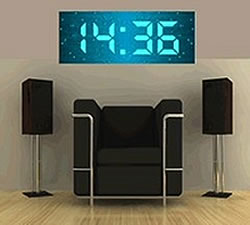 Huge Digital Wall Clock