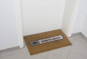Fussmatte Slide To Unlock Doormat