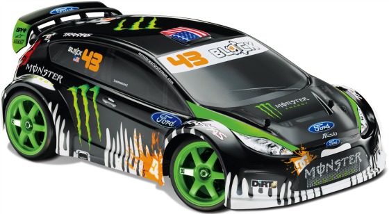  rally race driver Ken Block's gymkhana Ford Fiesta competition car