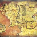 Lord Of The Rings Map Of Middle Earth Poster