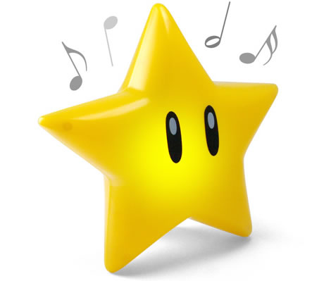 Star on Music With A Simple Push Of A Button On The Back And The Star