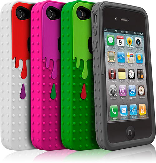 pink and white iphone case. Case-Mate Monsta iPhone 4