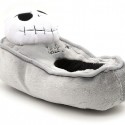Nightmare Before Christmas Jack Tombstone Plush Slippers