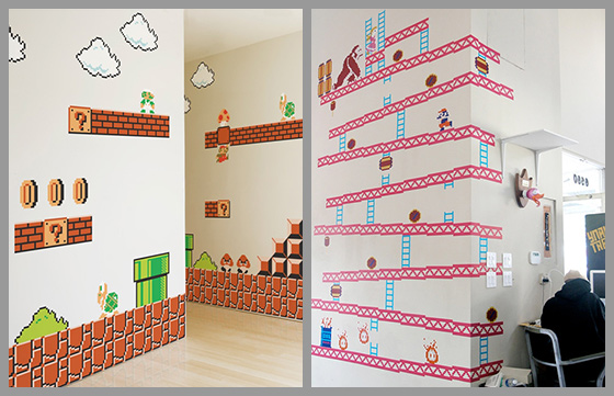 Nintendo Donkey Kong & Super Mario Bros Wall Graphics