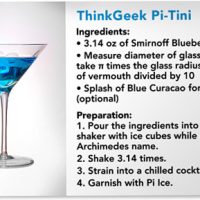 Pi Ice Cubes Pi-Tini