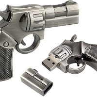 Police Revolver Gun USB Flash Drive