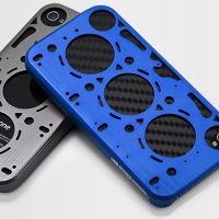Rally Blue Brushed Aluminum Gasket iPhone 4 Case