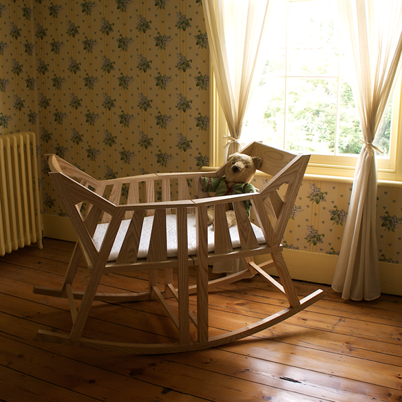 Baby Cradle with Rocking Chair
