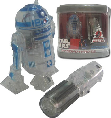 Transparent R/C R2-D2 Action Figure by Tomy