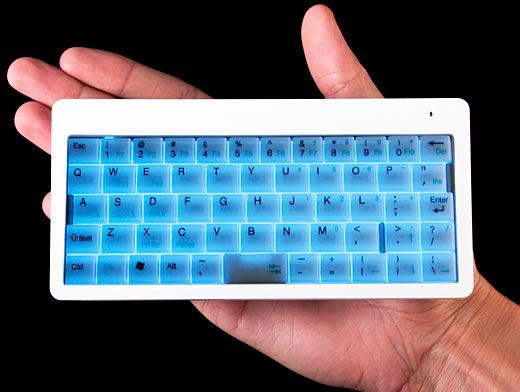 Illuminated Super-Tiny Wireless Keyboard