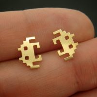 Space Invaders Earrings