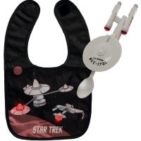 Star Trek Enterprise Baby Spoon and Bib